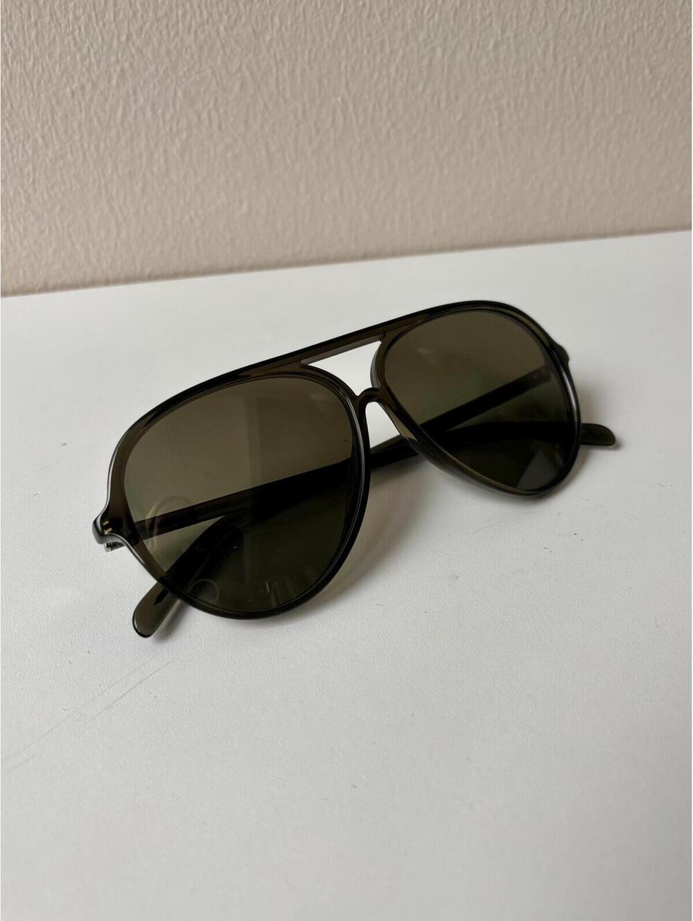 Celine Dark Green Aviator style Sunglasses
